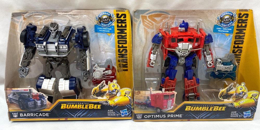 Transformers Bumblebee Energon Igniters Nitro Series Barricade & Optimus